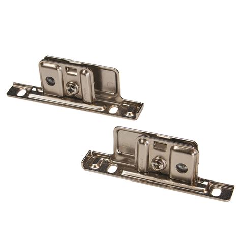 metal drawer front fixing brackets|adjustable drawer front screws.